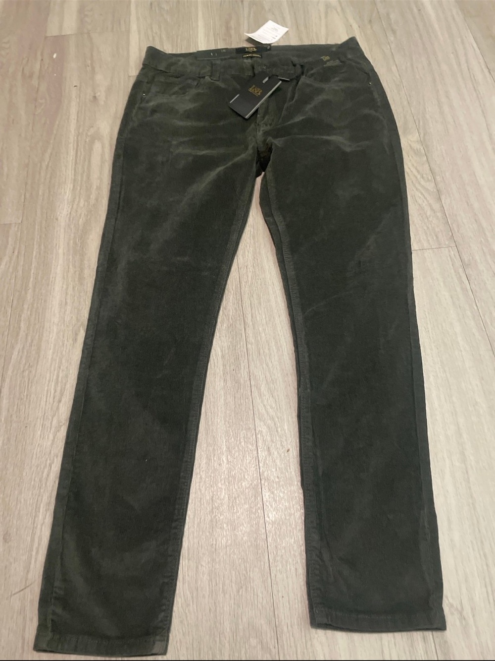 L&B Women's Dark Olive Skinny Jeans